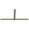 Ekena Millwork Eugene Smooth Timber Gable Bracket, Douglas Fir, 108"W x 54"H x 1 1/2"D x 5 1/2"F, 12/12 Pitch GBW108X54X0206EUG00SDF - alternate 5
